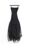 marc le bihan strapless dress 21924 black (21925 )